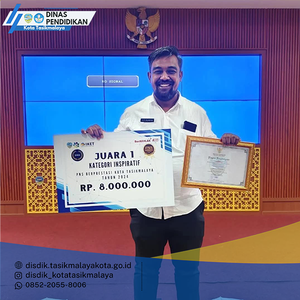 Apresiasi ASN Berprestasi Kategori Inspiratif Tingkat Jawa Barat di Lingkungan Dinas Pendidikan Kota Tasikmalaya