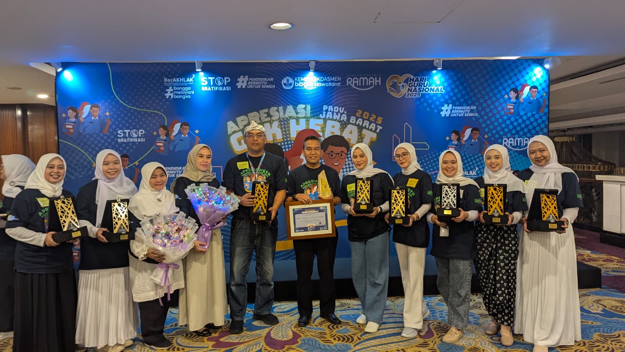 Dinas Pendidikan  Juara Umum dalam Penghargaan Apresiasi GTK Provinsi Jawa Barat